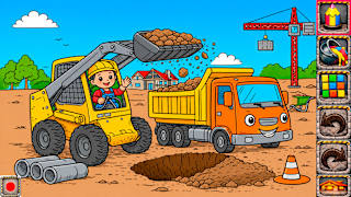 Tiny Builders Coloring Book for Kids screenshot 5
