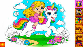 Animal Coloring Book for Kids & Toddlers: Unicorns screenshot 2