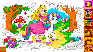 Animal Coloring Book for Kids & Toddlers: Unicorns screenshot 6