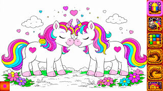 Animal Coloring Book for Kids & Toddlers: Unicorns screenshot 1