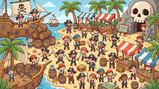 Where are Leo and Mia? Pirate Island screenshot 3