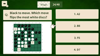 Reversi Brain Quiz! - Spot the Max Flip in 1-Move - screenshot 3