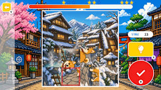 Shiba Stroll: Brain Puzzles Around Town screenshot 3