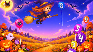 123 Early Learning Halloween Games for Kids, Toddlers, Babies screenshot 1