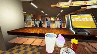 Fast Food 2025 Simulator & MYSIDE REALITY screenshot 1