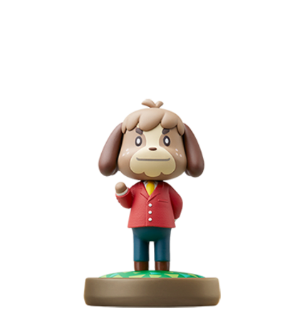 Digby Amiibo Figure By Nintendo Animal Crossing Series