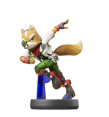 Fox Amiibo Figure By Nintendo Super Smash Bros Series