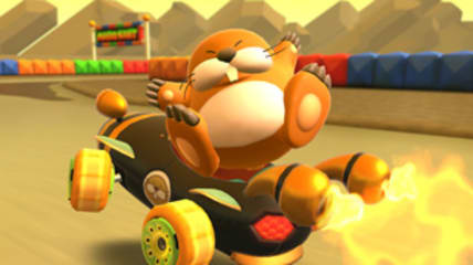 New Driver Monty Mole Joins The Race In The Mario Kart Tour Game Nintendo Official Site They are characterized by hiding and waiting for mario to pass by, and then attempting to attack mario by jumping on his head or throwing projectiles at him. mario kart tour game nintendo
