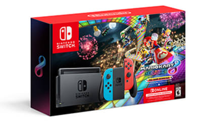 Nintendo Switch Bundle With Mario Kart 8 Deluxe And Nintendo Switch Online Membership Delivers A Black Friday Boost Nintendo Official Site