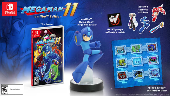 Mega Man 11 Amiibo Edition For Nintendo Switch Nintendo Game Details
