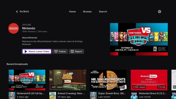 Twitch Makes Its Debut On Popular Gaming Console Nintendo Switch 
