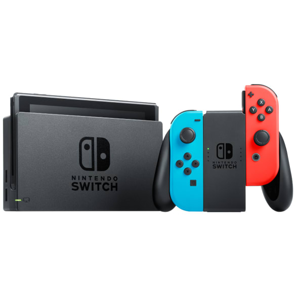 Nintendo Switch With Neon Blue And Neon Red Joy Con Nintendo Official Site