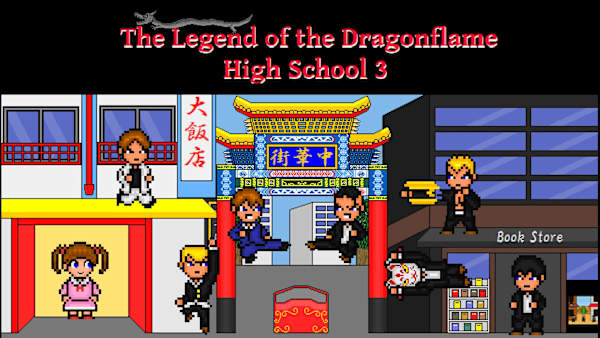 The Legend of the Dragonflame High School 3