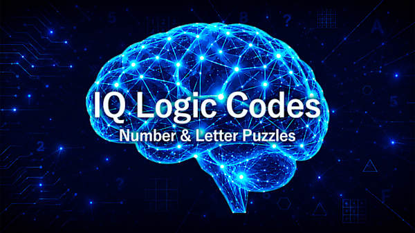IQ Logic Codes: Number & Letter Puzzles