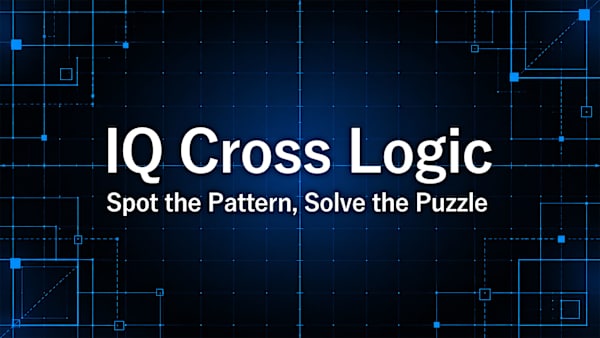 IQ Cross Logic: Spot the Pattern, Solve the Puzzle