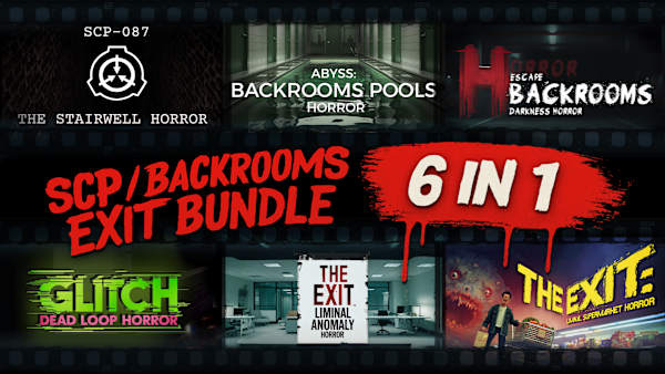 SCP / Backrooms / Exit Bundle 6 in 1