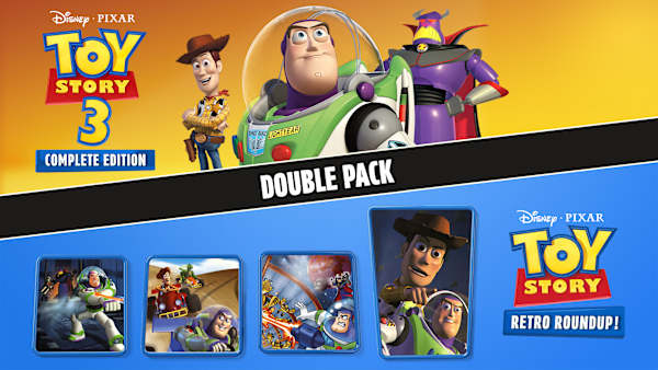 Disney/Pixar Toy Story: Retro Roundup! + Toy Story 3 Complete Edition Double Pack