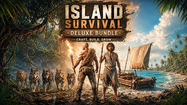 Island Survival Deluxe Bundle: Craft, Build, Grow