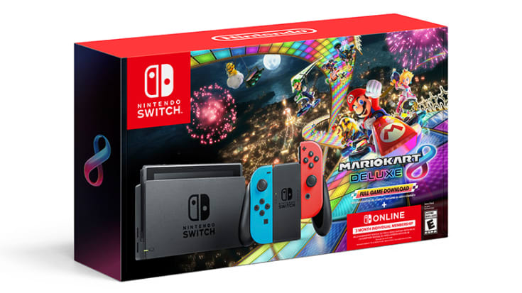 Nintendo Switch bundle with Mario Kart 8 Deluxe and ...