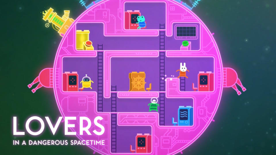 lovers in a dangerous spacetime switch