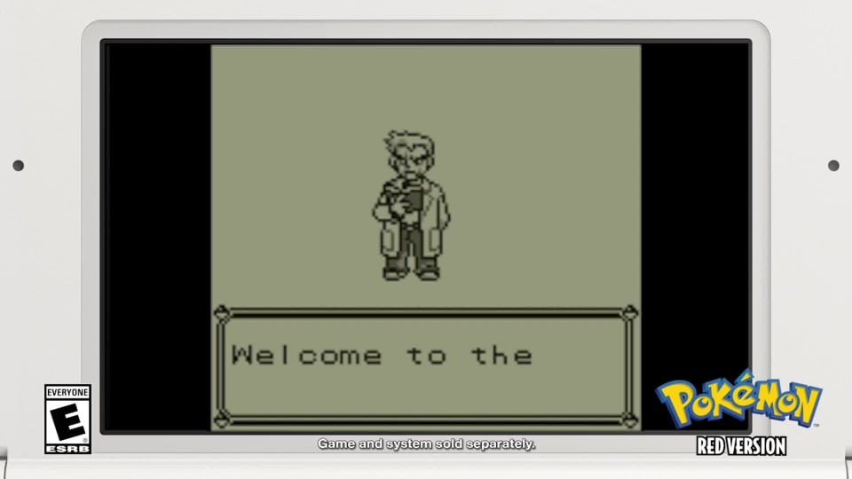 pokemon red blue 3ds