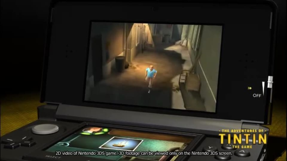 the adventures of tintin 3ds