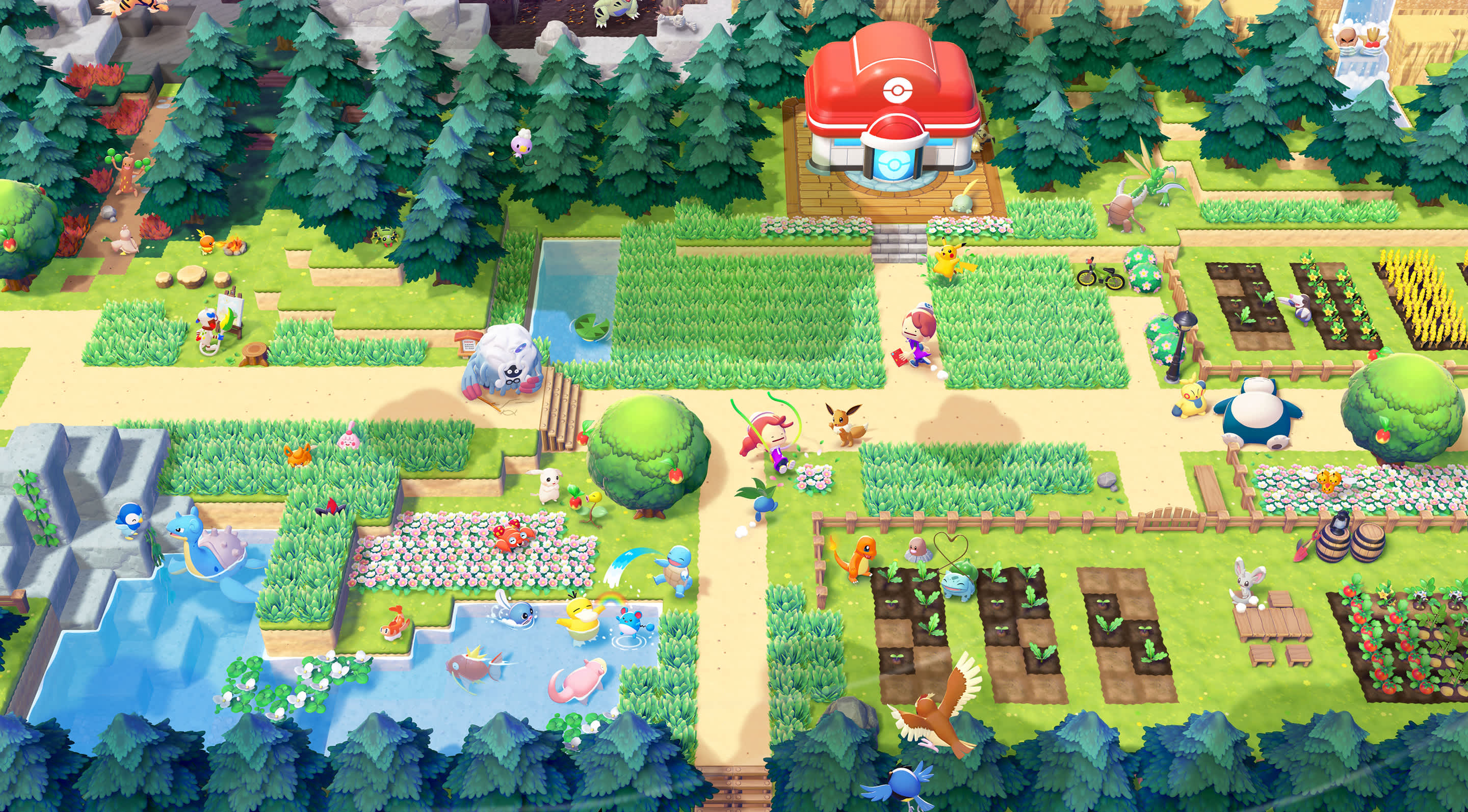 Pokémon Poképia: Transforme um Mundo em Ruínas em um Paraíso com um Ditto Criativo