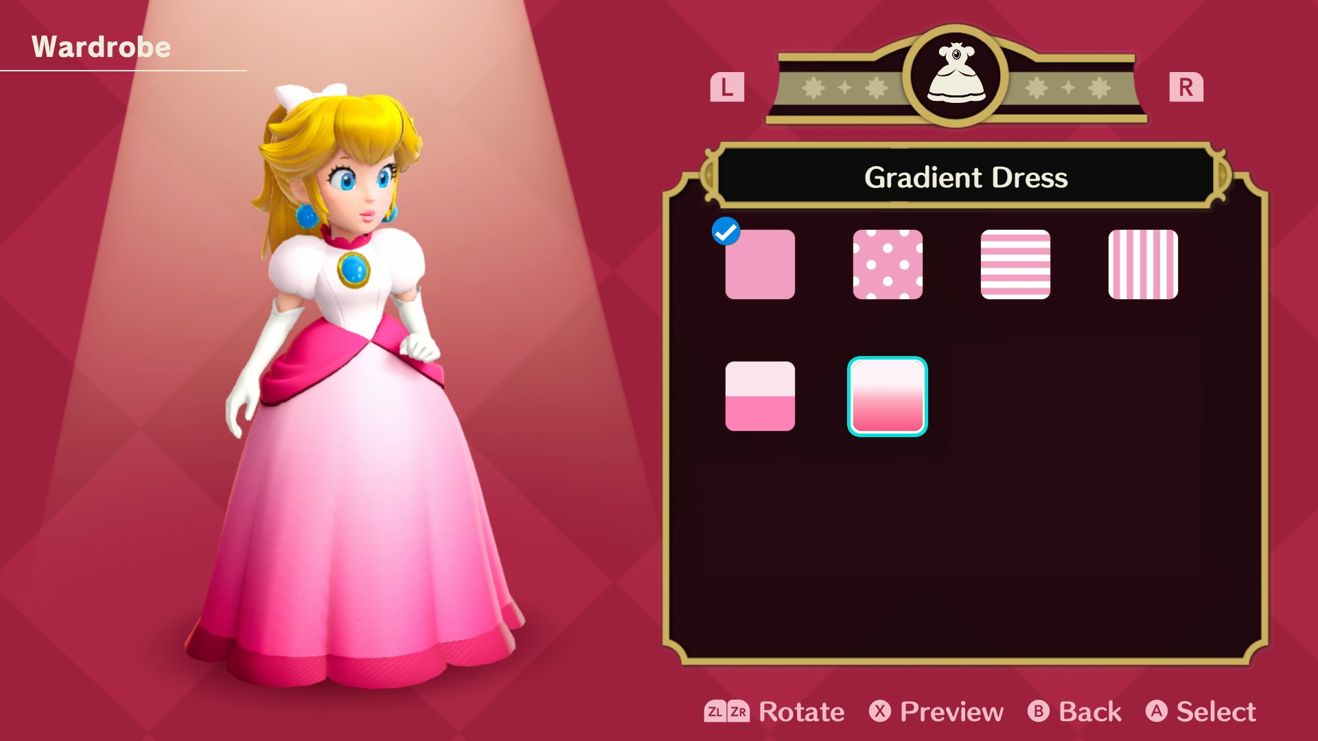 Customize Peach and Stella’s looks 