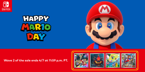Happy MAR10 Day! Save on select games starring Mario & friends