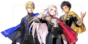 Dimitri, Edelgard, et Claude