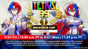 Fire Emblem Engage themed 32nd Tetris 99 tournament announcement