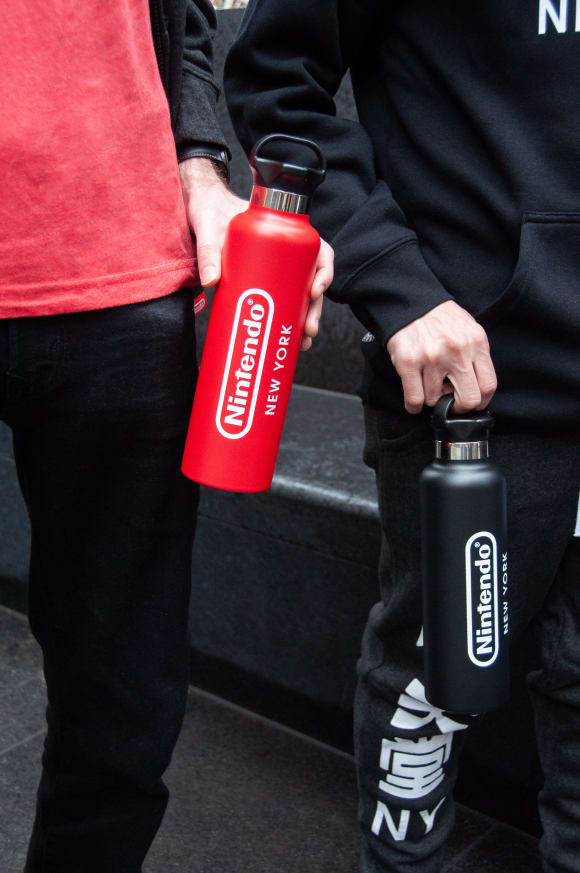 Nintendo NY Racetrack Water Bottles