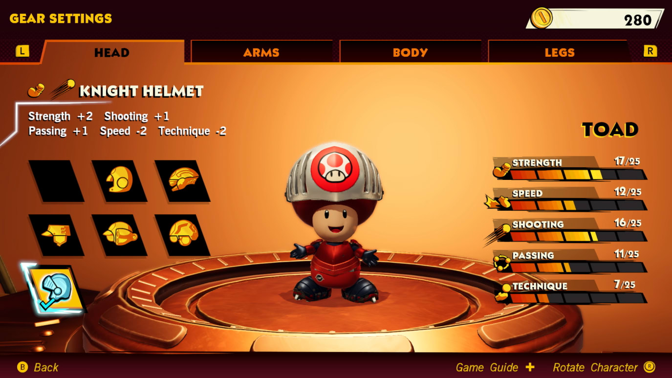 Switch MSBL Update01TRL EN KnightGear2 - Mario Strikers: Battle League Football Switch