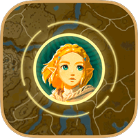 The icon for the "Voice Memories" feature is seen. It has the face of Princess Zelda in the middle. 
