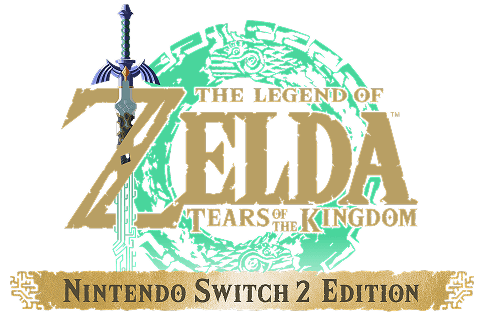 The logo for The Legend of Zelda: Tears of the Kingdom – Nintendo Switch 2 Edition is shown. 