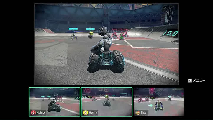 Players talking online during a match.