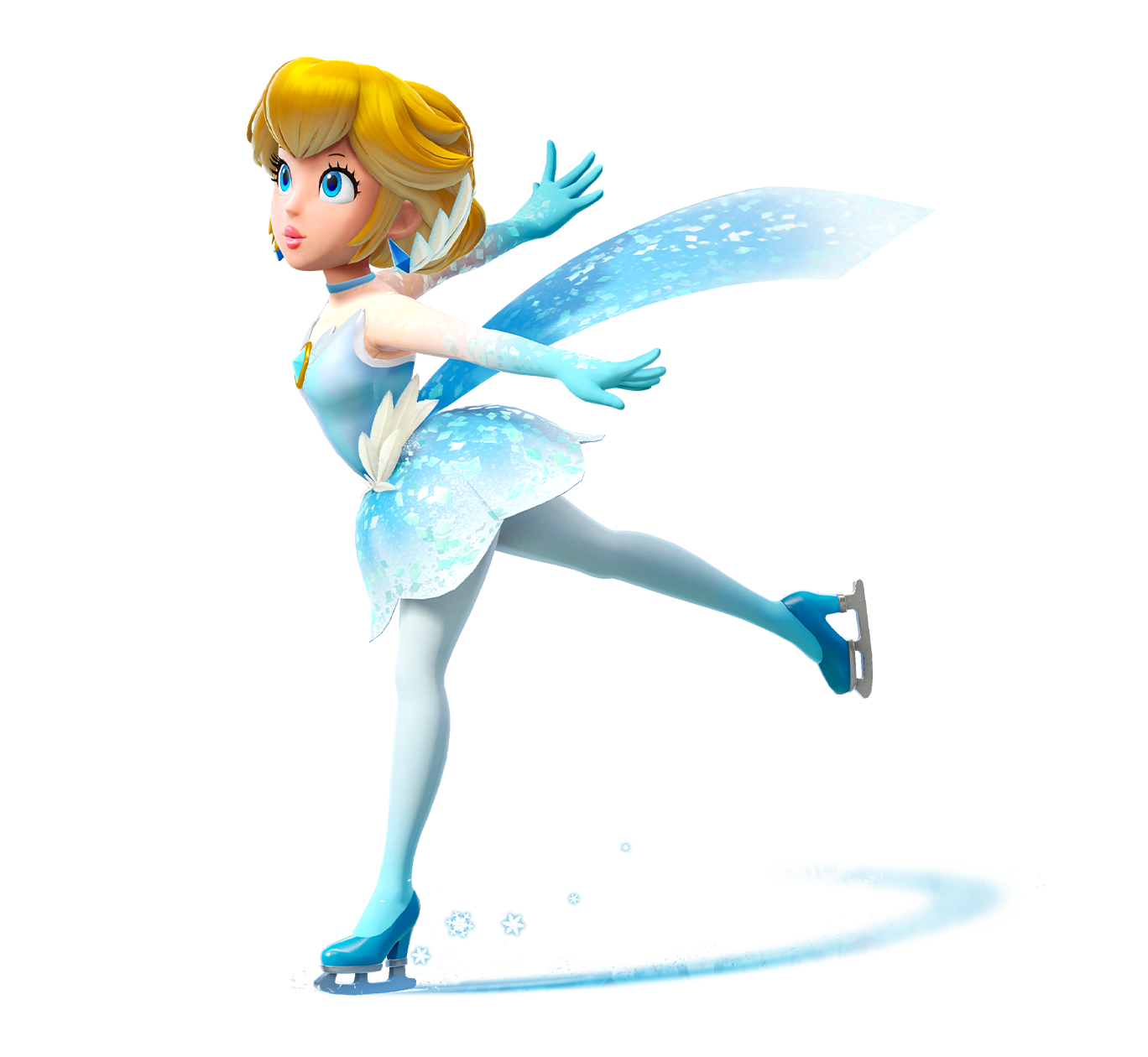 Figure Skater Peach