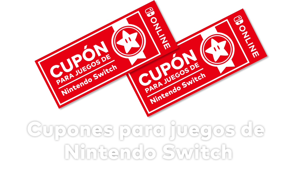 Cupones para juegos de Nintendo Switch