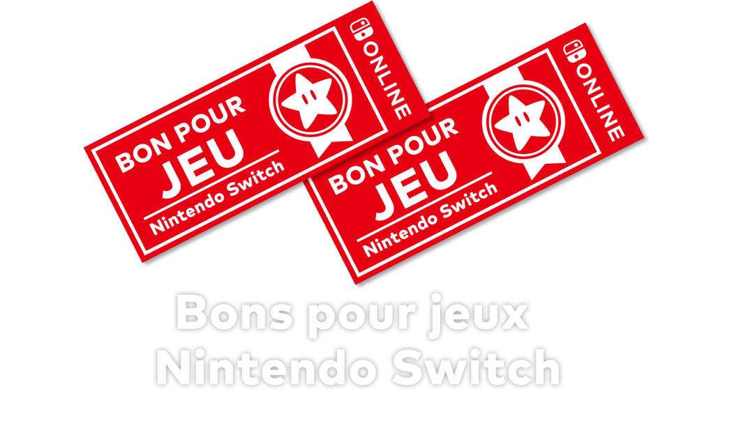 Bons pour jeux Nintendo Switch