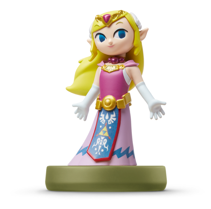 A Zelda amiibo figure.