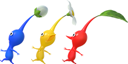 Pikmin chasing eachother
