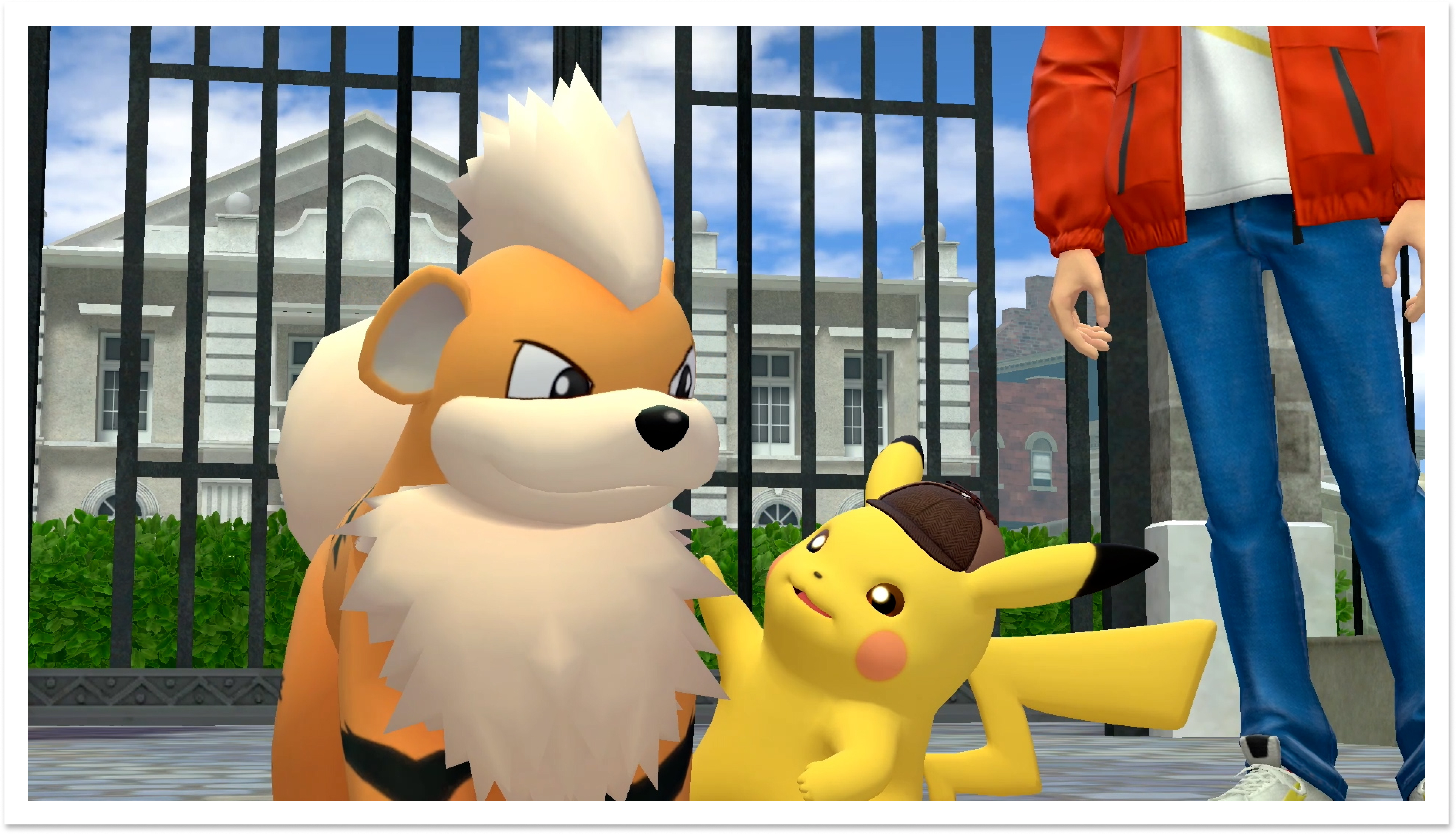 Pikachu and Growlithe