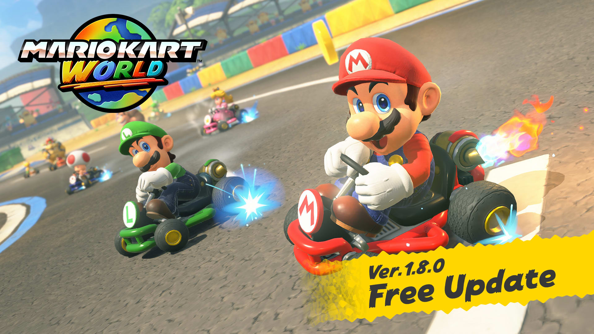 Бесплатное обновление Mario Kart World