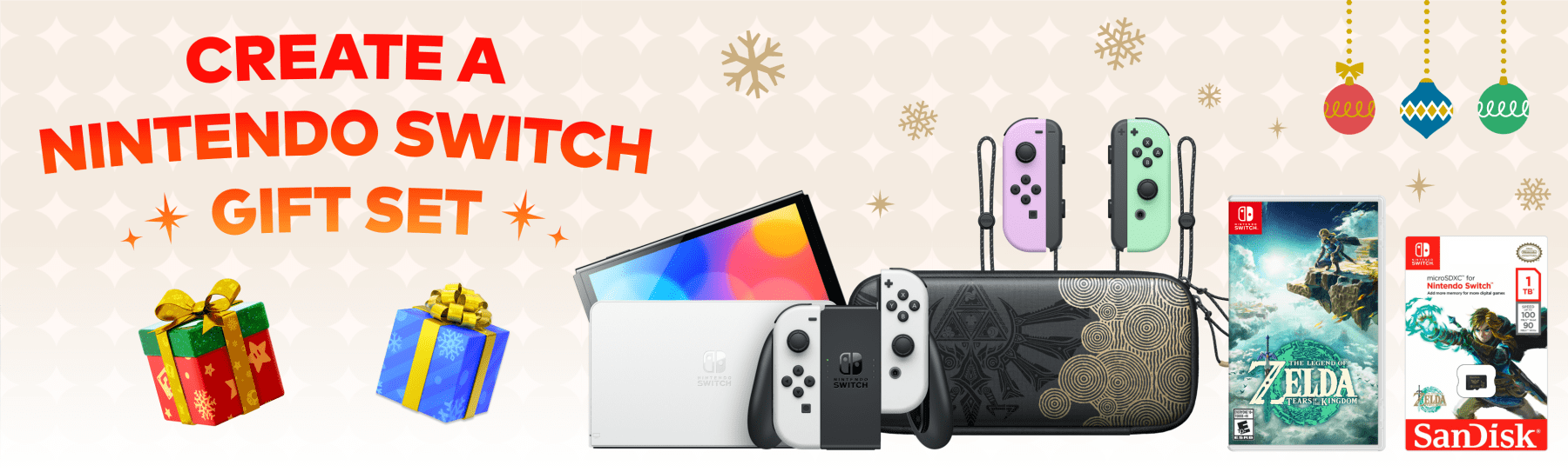 Create a Nintendo Switch Gift Set