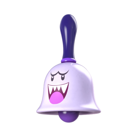 Una campana con un diseño de Boo.