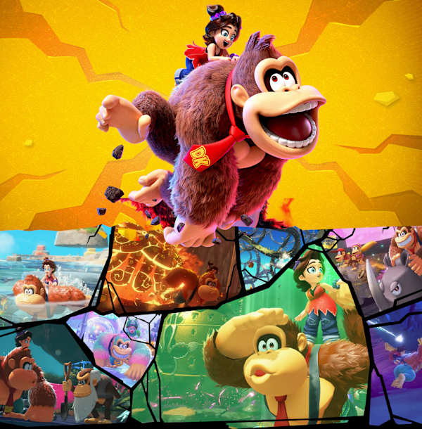 Prepare-se para se divertir muito em Donkey Kong Bananza