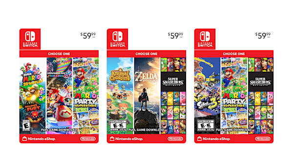 最新最全の Nintendo eShop Gift Cards - Official Site Nintendo Switch