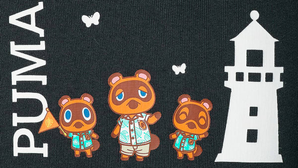 PUMA x Animal Crossing New Horizons Kids Hoodie Phantom Black M Nintendo Official Site