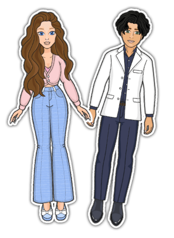 Paper dolls switch outlet