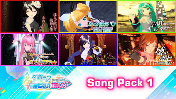 Hatsune Miku: Project DIVA Mega Mix Song Pack 1 for Nintendo